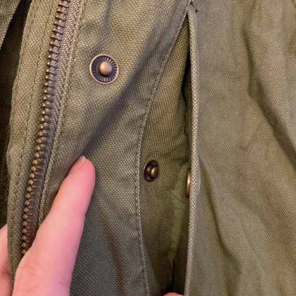 Madewell Green Army Utility Field Jacket Size M EUC - Picture 4 of 6